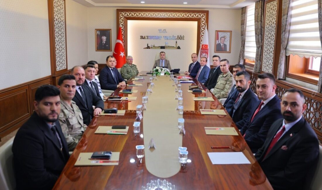 Bayburt’ta terör ve asayiş konularına ilişkin alınan tedbirler ile yapılan