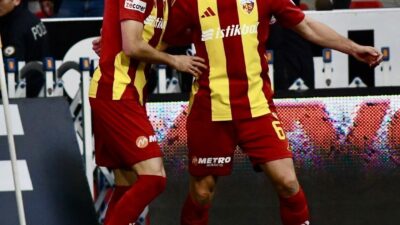 Kayserispor’da Lazslo Benes, ligdeki 5. golünü attı. Kayserispor’un Slovak futbolcusu