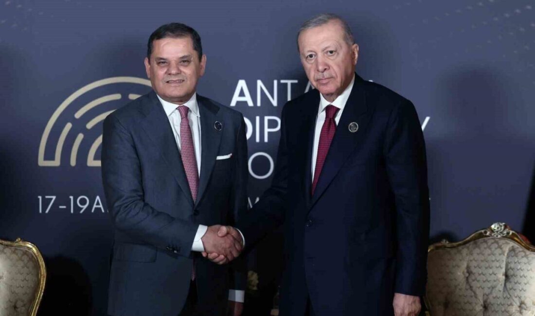 Cumhurbaşkanı Recep Tayyip Erdoğan, Libya Milli Birlik Hükümeti Başbakanı Abdülhamid