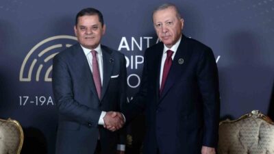 Cumhurbaşkanı Recep Tayyip Erdoğan, Libya Milli Birlik Hükümeti Başbakanı Abdülhamid