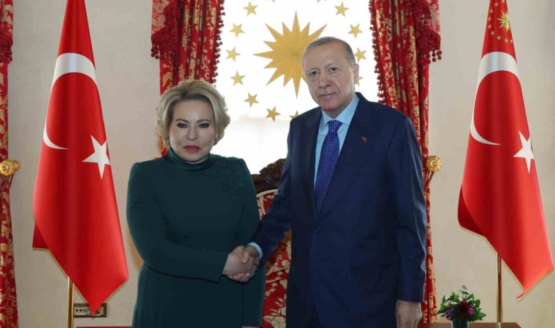 Cumhurbaşkanı Recep Tayyip Erdoğan, Rusya Federasyon Konseyi Başkanı Valentina Matviyenko’yu