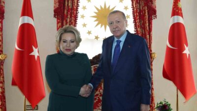 Cumhurbaşkanı Recep Tayyip Erdoğan, Rusya Federasyon Konseyi Başkanı Valentina Matviyenko’yu