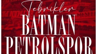 Cumhurbaşkanı Recep Tayyip Erdoğan, TFF 1’inci Lig’e yükselen Batman Pertolspor