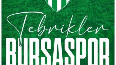 Cumhurbaşkanı Recep Tayyip Erdoğan, TFF 1’inci Lig’e yükselen Bursaspor’u tebrik