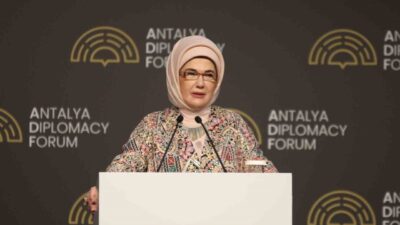 Cumhurbaşkanı Recep Tayyip Erdoğan’ın eşi Emine Erdoğan, Antalya Diplomasi Forumu