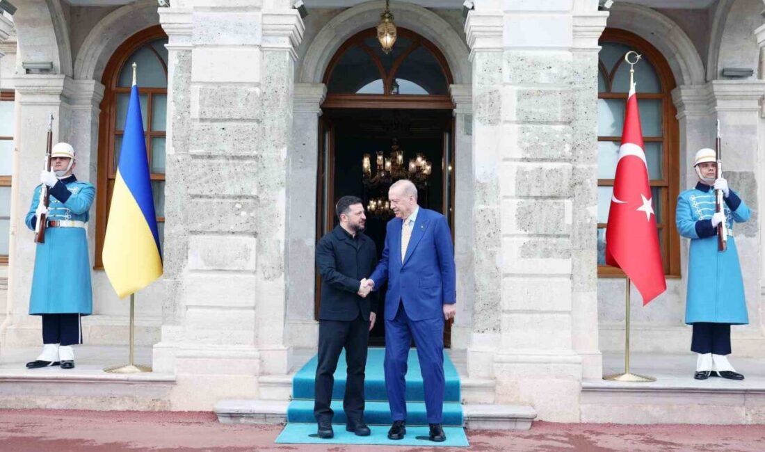 Cumhurbaşkanı Recep Tayyip Erdoğan, Ukrayna Devlet Başkanı Vladimir Zelenskiy’i resmi
