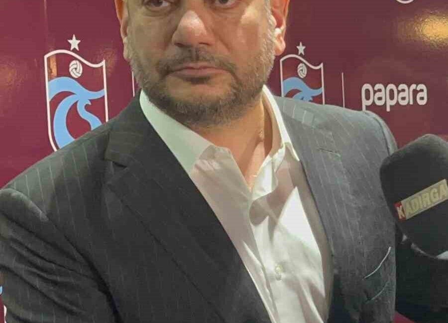 Trabzonspor Başkanı Ertuğrul Doğan, alınan galibiyetin ardından yaptığı açıklamada, “Bu