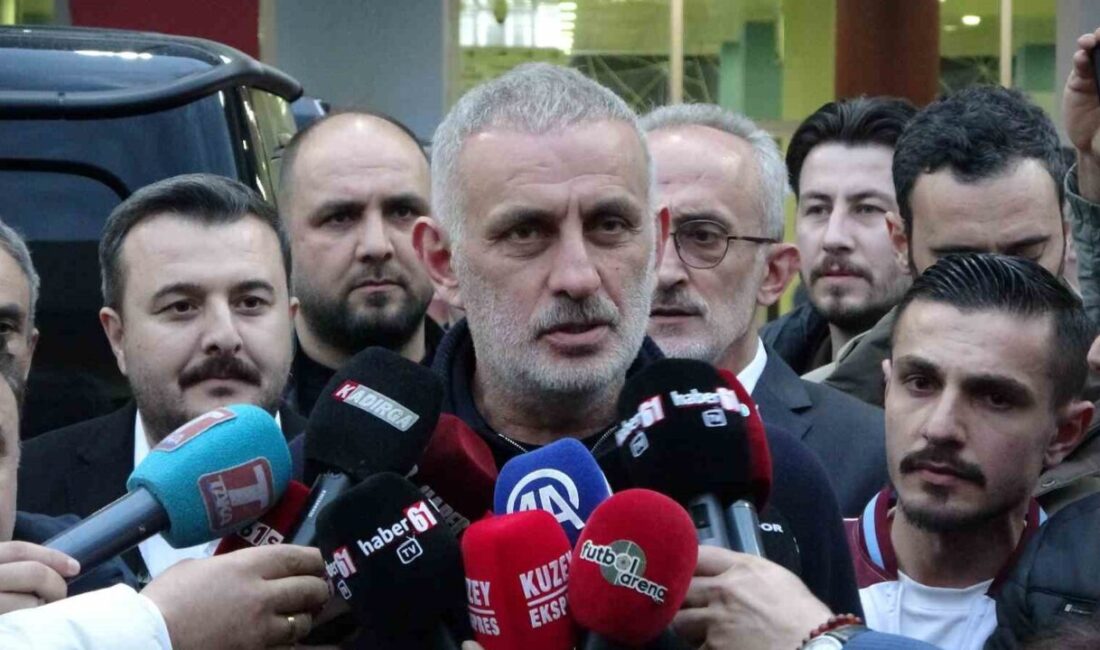 Türkiye Futbol Federasyonu (TFF) Başkanı İbrahim Hacıosmanoğlu, Trabzonspor-Galatasaray karşılaşmasıyla ilgili