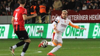 Trendyol Süper Lig’in 30. haftasında Galatasaray, deplasmanda Gençlerbirliği’ni mağlup ederken,