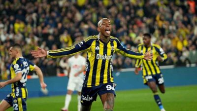 Fenerbahçe’nin Brezilyalı futbolcusu Anderson Talisca, Süper Lig’de 16. golüne imza