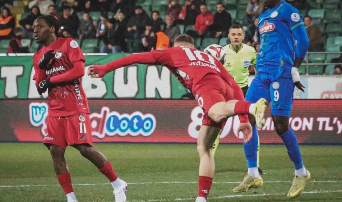 Trendyol Süper Lig’in 29. haftasında Çaykur Rizespor, sahasında Gaziantep FK