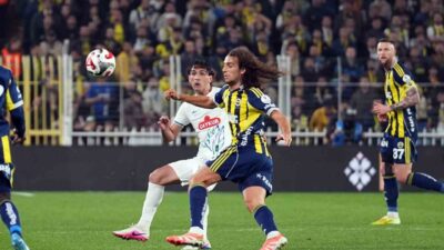 Trendyol Süper Lig’in 30. haftasında Fenerbahçe evinde Çaykur Rizespor ile