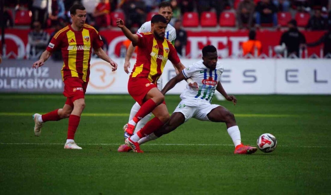 Trendyol Süper Lig’in 31. haftasında Kayserispor, sahasında Çaykur Rizespor ile