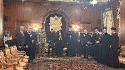 Ukrayna Devlet Başkanı Vladimir Zelenskiy, Fener Rum Patriği Patrik Bartholomeos’u