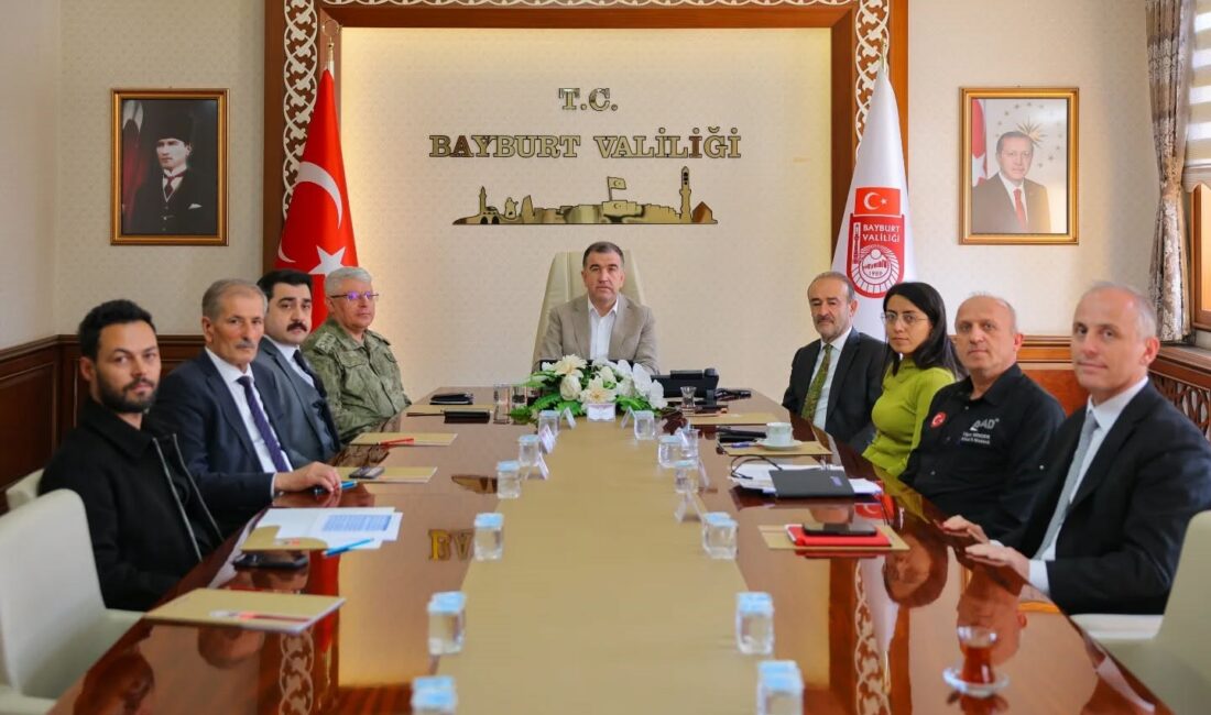 Bayburt'ta, il genelindeki sığınaklara yönelik yürütülen çalışmaların ele alındığı Sığınaklar