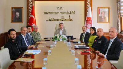 Bayburt'ta, il genelindeki sığınaklara yönelik yürütülen çalışmaların ele alındığı Sığınaklar