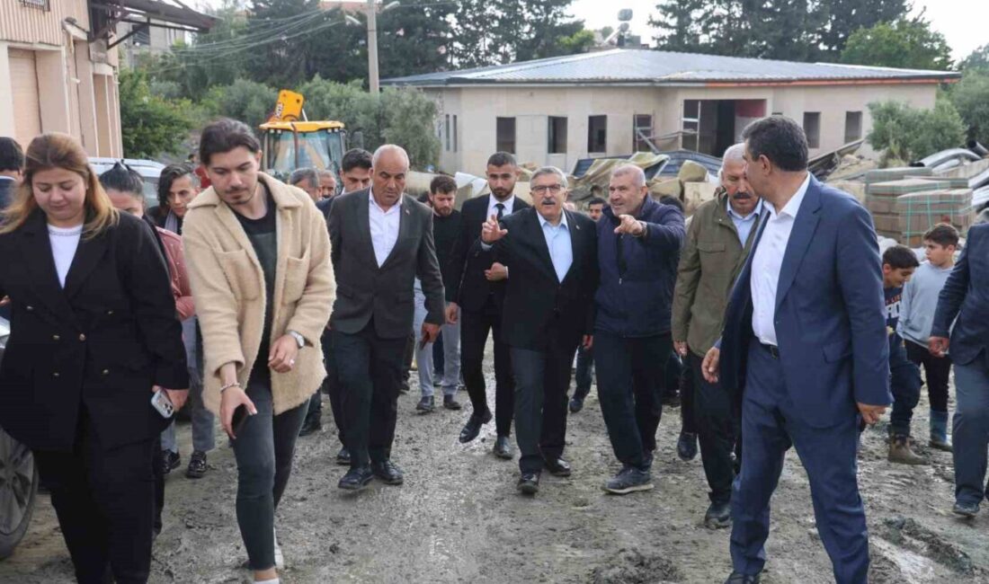 AK Parti Genel Başkan Yardımcısı Hüseyin Yayman, Hatay’da yaşanan sel