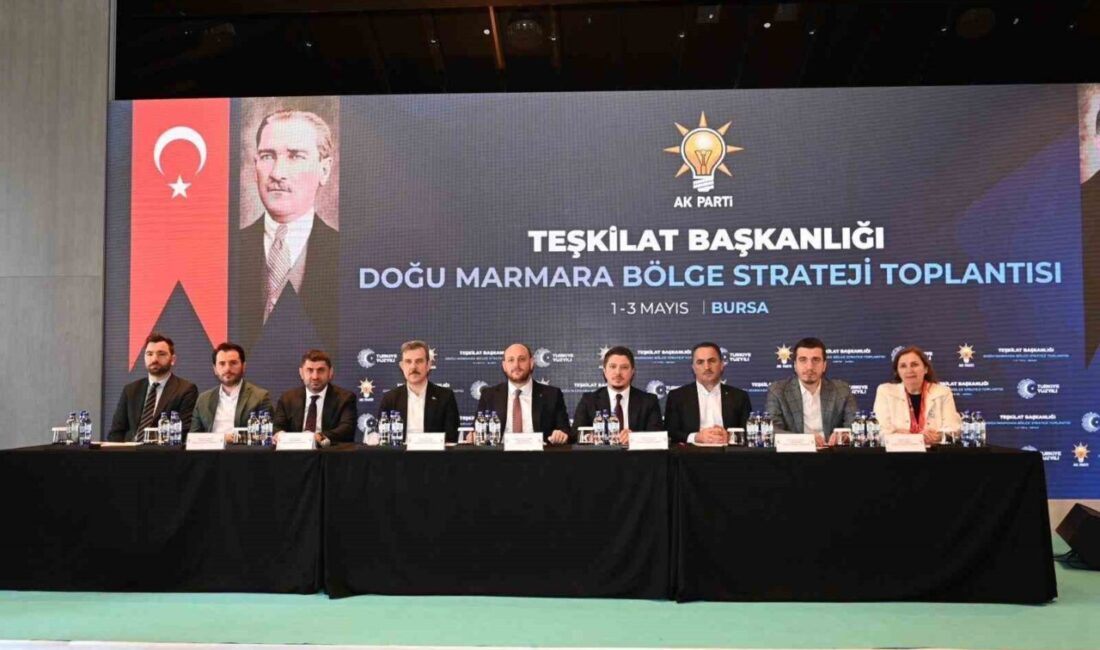 Bursa’da düzenlenen AK Parti Doğu Marmara Bölge Strateji Toplantısı’nda konuşan