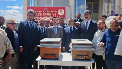 Erzurum’un Aşkale ilçesinde arıcılığı geliştirmek amacıyla önemli bir proje daha