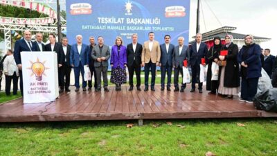 AK Parti Battalgazi İlçe Başkanlığı tarafından düzenlenen istişare toplantısına katılan
