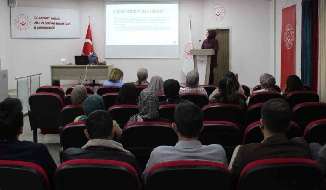 Bayburt Aile ve Sosyal Hizmetler İl Müdürlüğü tarafından hizmet içi