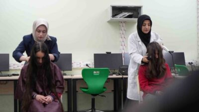 Bayburt Mesleki Eğitim Merkezi (MESEM) öğrencileri, Milli Eğitim Bakanlığının ’Ben