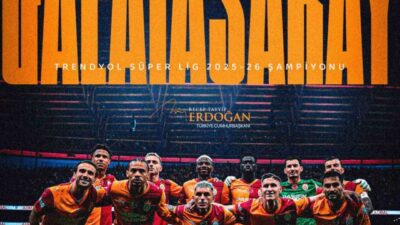 Cumhurbaşkanı Recep Tayyip Erdoğan Trendyol Süper Lig’de şampiyon olan Galatasaray’ı