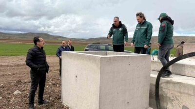 Bayburt’un Demirözü ilçesinde yapımı süren Demirözü sulaması tamamlama inşaatında, Devlet