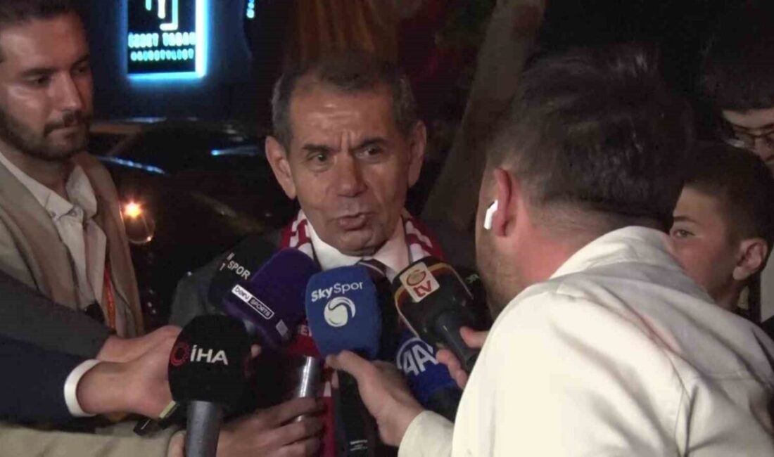Galatasaray’ın RAMS Park’ta yaptığı şampiyonluk kutlamasının ardından Başkan Dursun Özbek
