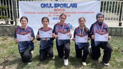 Gökçedere Şehit Samet Akdeniz Ortaokulu Yıldız Kız Bocce Takımı, Erzurum’da