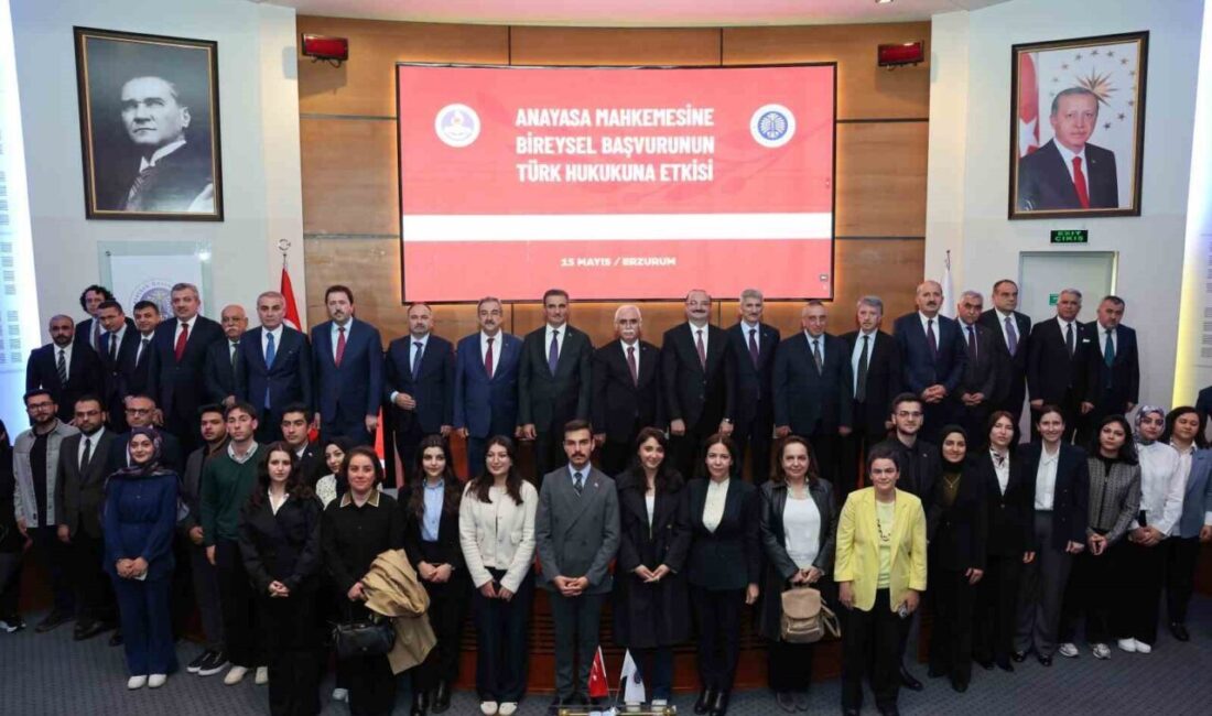 Atatürk Üniversitesi ev sahipliğinde düzenlenen “Anayasa Mahkemesine Bireysel Başvurunun Türk