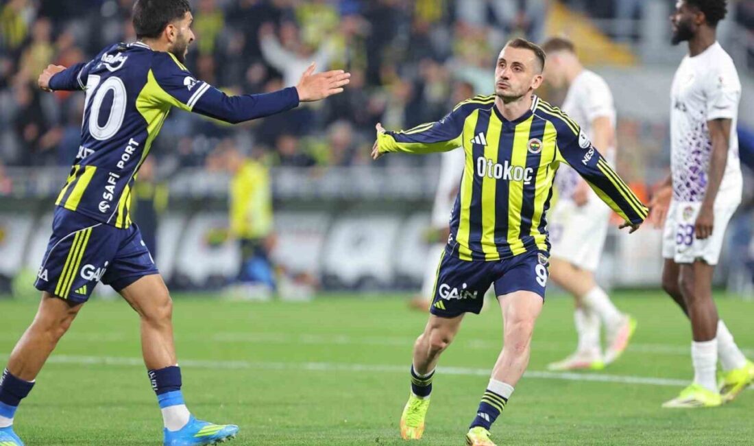 Fenerbahçe’nin milli futbolcusu Kerem Aktürkoğlu, Eyüpspor filelerini 2 kez sarsarken