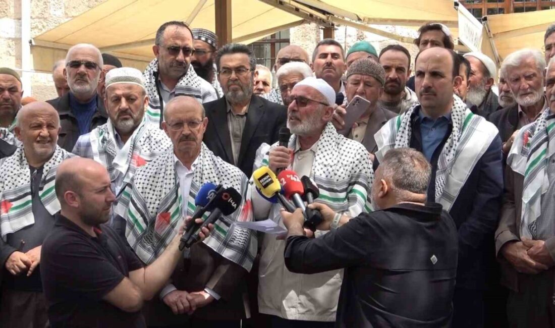 Konya’da İsrail tarafından müdahale edilen Küresel Sumud Filosu için basın