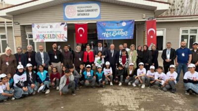 Erzurum’un Köprüköy ilçesinde Yağan Cumhuriyet Ortaokulu tarafından düzenlenen Türkiye Bilimsel