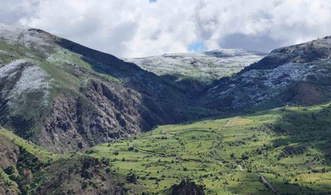 Mayıs ayının son gününde etkili olan kar yağışı, Gümüşhane’nin yüksek