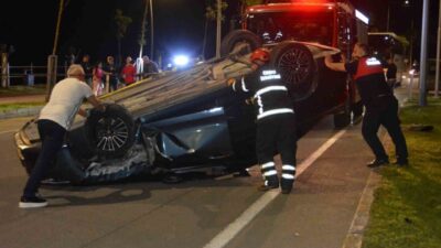 Ordu’nun Ünye ilçesinde alkollü sürücünün neden olduğu kazada 2 kişi