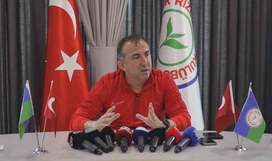 Çaykur Rizespor Teknik Direktörü Recep Uçar, ligi 8. sırada bitirmek
