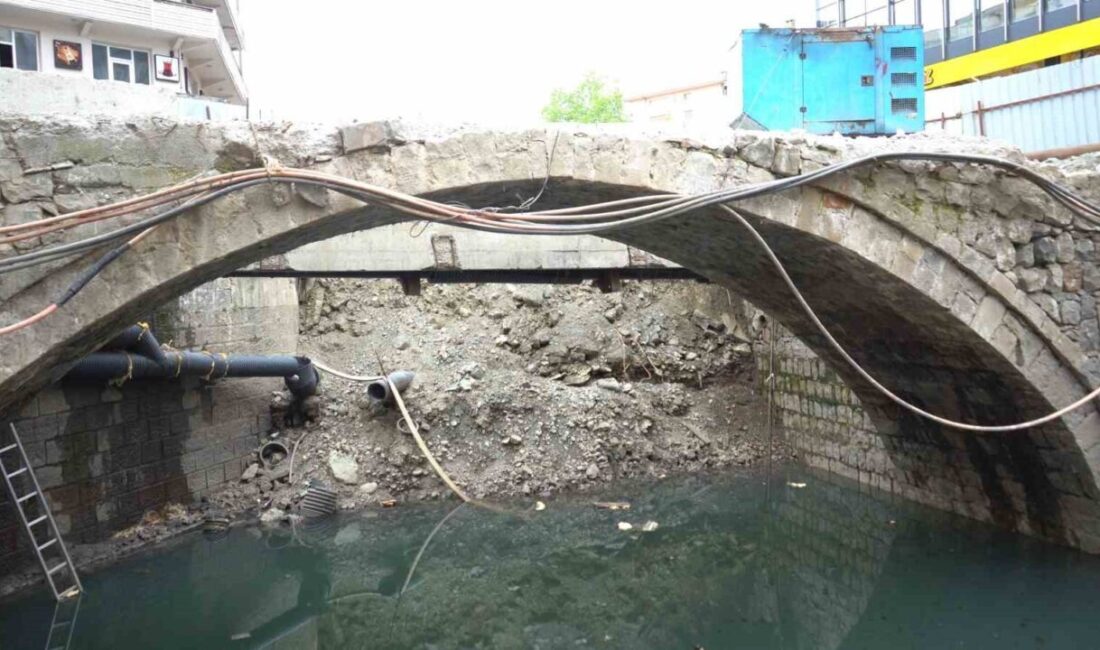 Rize’de geçmişte üzeri kapanan köprünün yeniden gün yüzüne çıkartılmasının hedeflendiği