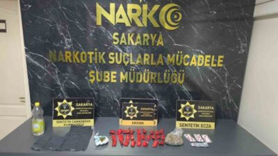 Sakarya’nın Hendek ilçesinde emniyet ekiplerince düzenlenen uyuşturucu operasyonunda bir şüpheli
