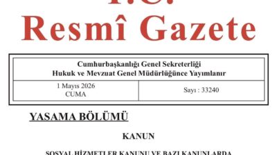 Aile ve Sosyal Hizmetler Bakanı Mahinur Özdemir Göktaş, Resmi Gazete’de