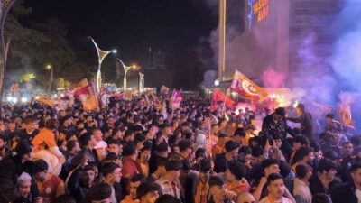 Bitlis’in Tatvan ilçesinde Galatasaray’ın elde ettiği şampiyonluk, sarı-kırmızılı taraftarların yoğun