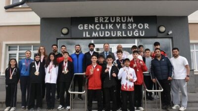 Erzurum adına okul sporları ve Türkiye şampiyonalarında derece kazanan sporcular