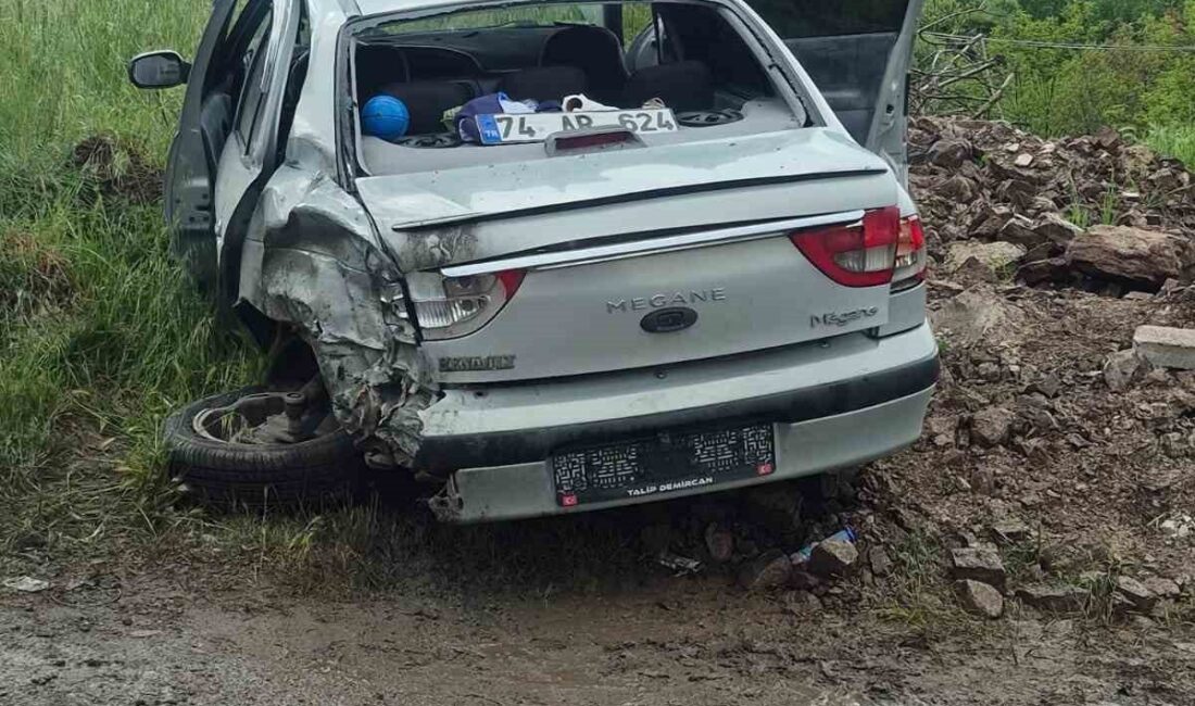 Zonguldak’ın Ereğli ilçesinde tır ile otomobilin çarpıştığı trafik kazasında 6