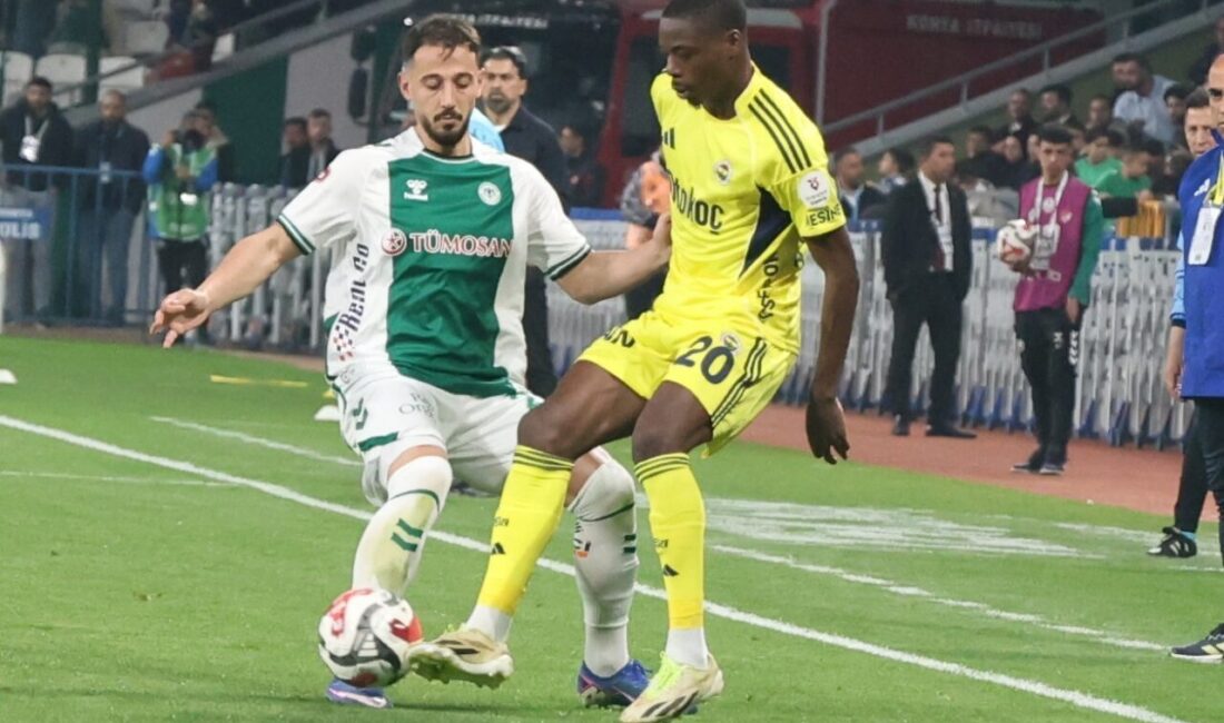 Trendyol Süper Lig’in 33. haftasında Konyaspor, sahasında Fenerbahçe’ye 3-0 mağlup