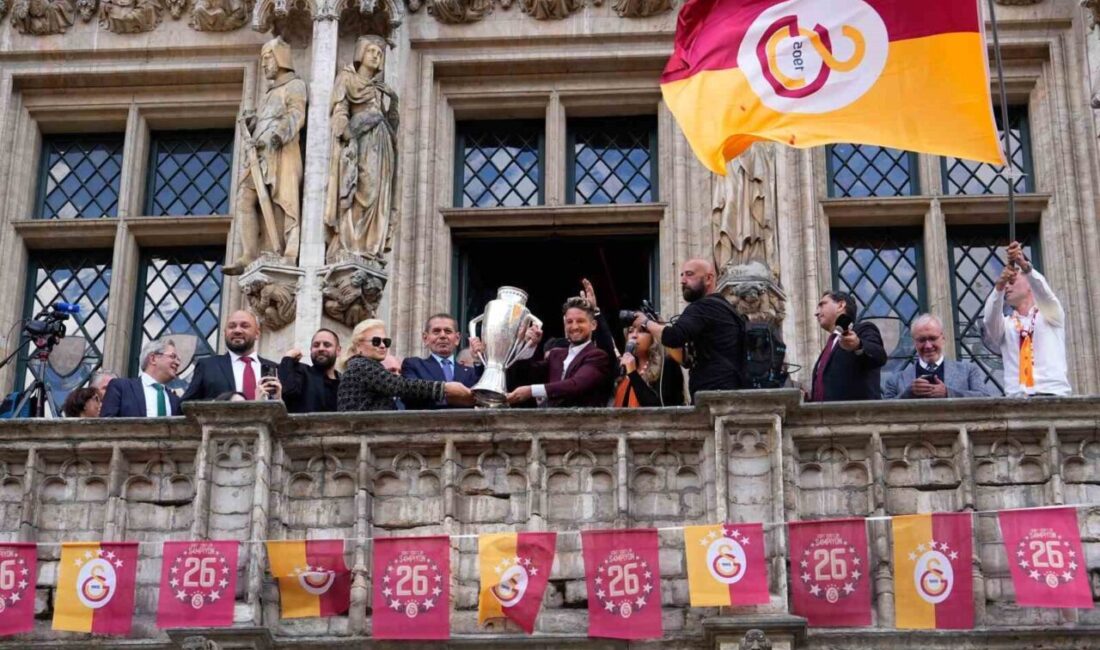 Galatasaray’ın 26. şampiyonluğu Belçika’nın başkenti Brüksel’deki etkinliklerle kutlandı. Belçika Galatasaray