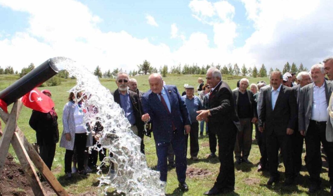 Erzincan’ın Refahiye ilçesinde, aynı su kaynağından beslenen 5 köyün içme