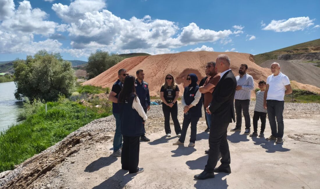 Bayburt'ta hazır beton tesislerine çevre denetimi