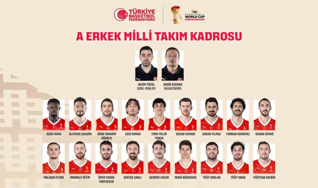 FIBA 2027 Basketbol Dünya Kupası Elemeleri’nde mücadele eden A Milli
