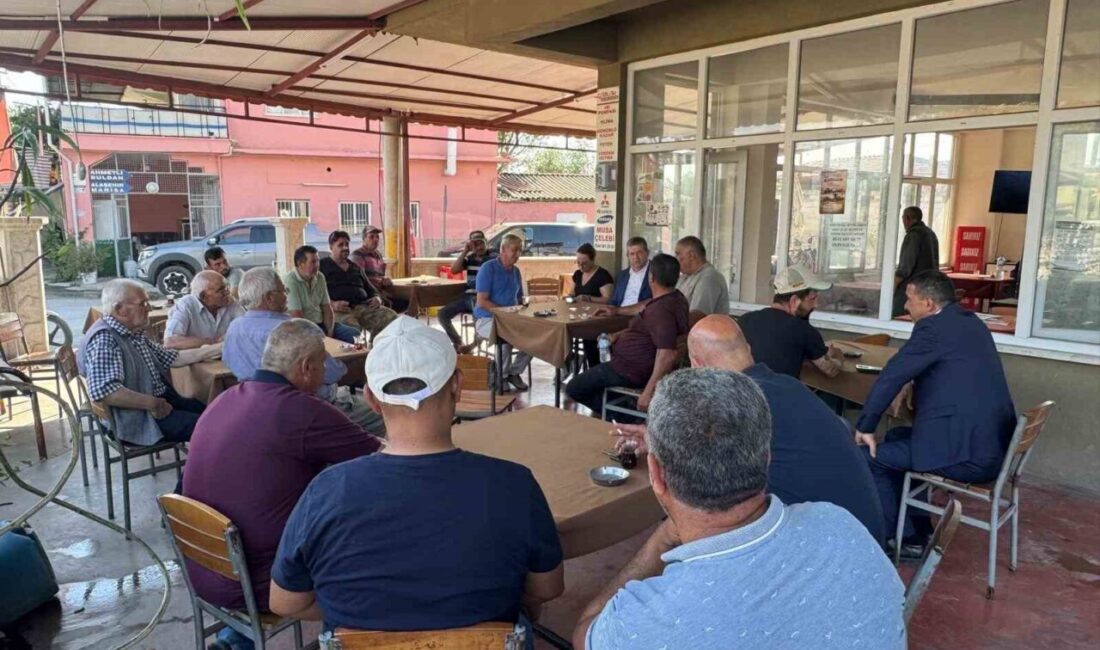 AK Parti Denizli İl Başkanı Muhammet Subaşıoğlu, Sarayköy ilçesinde çiftçilerin