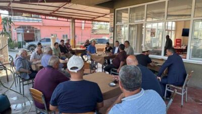 AK Parti Denizli İl Başkanı Muhammet Subaşıoğlu, Sarayköy ilçesinde çiftçilerin